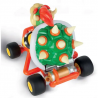 Détail de la carapace de Bowser sur son kart